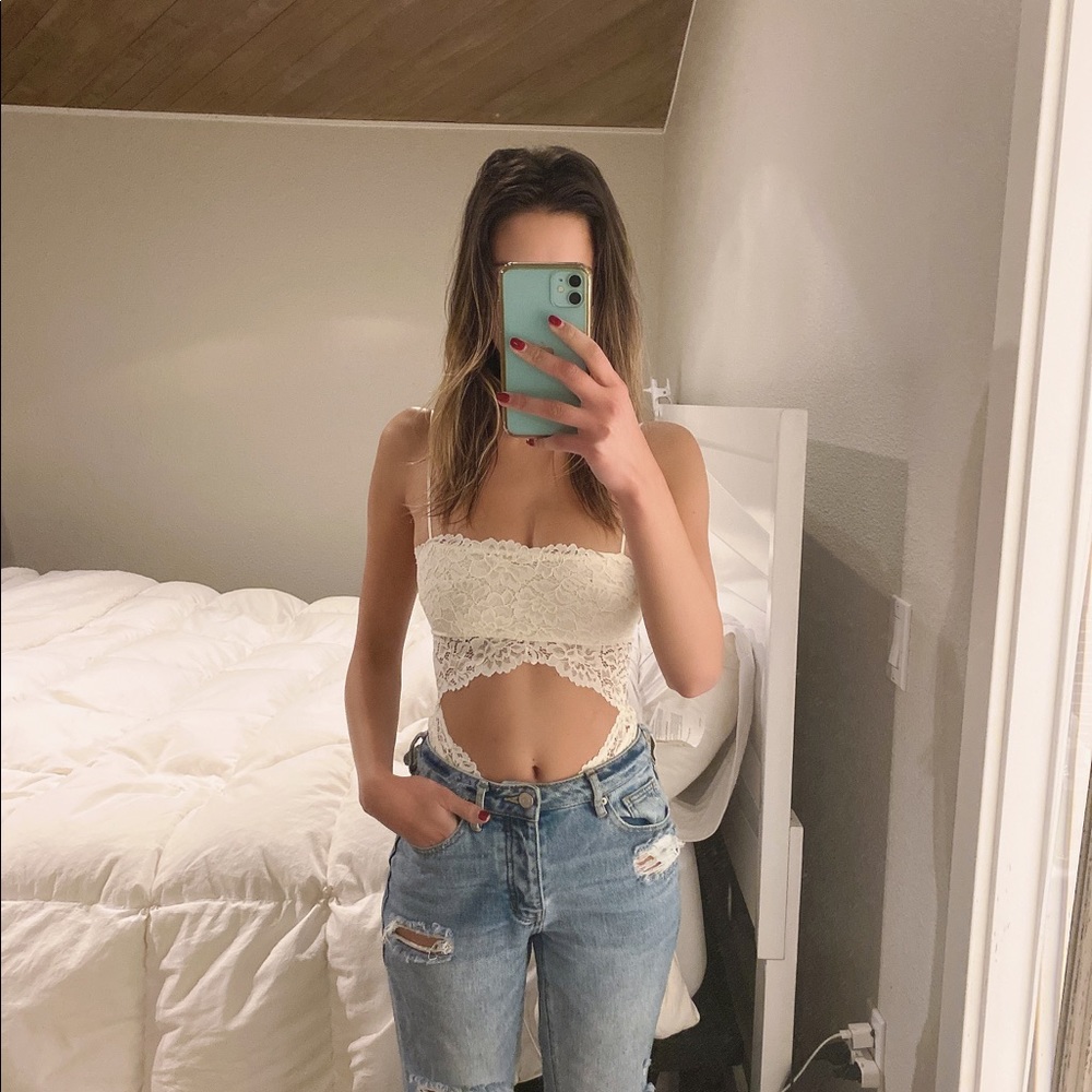 Out from Under lace body suite